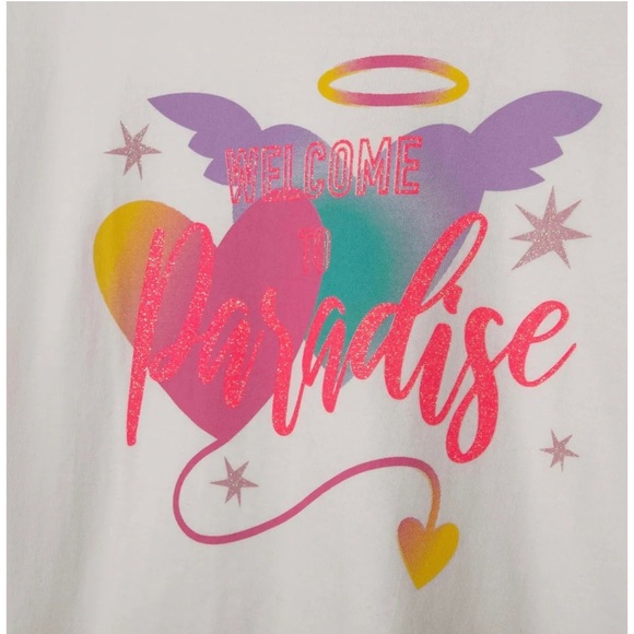 (NWT) Billieblush welcome to paradise tee - Picture 3 of 4
